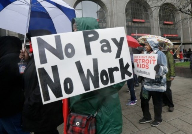 Teacher "Sick Out" Protest