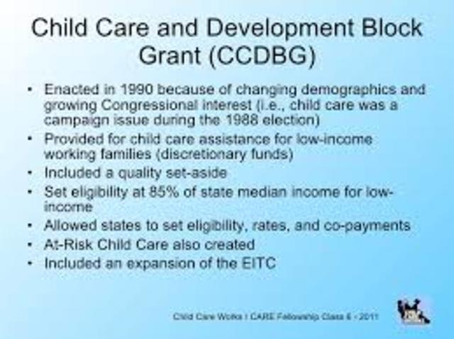 Child Care and Development Grant