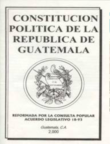Constitución Política de la República de Guatemala