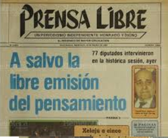 Ley de Libre Emisión del Pensamiento, Decreto No. 9