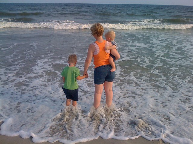 Mommy took us to Ocean Isle Beach, NC!