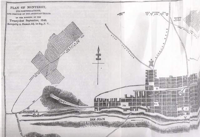 Plano de Monterrey por Adolphus Heiman