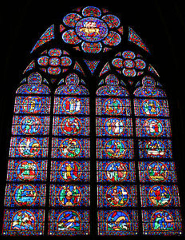 VItrales de Notre-Dame, Francia