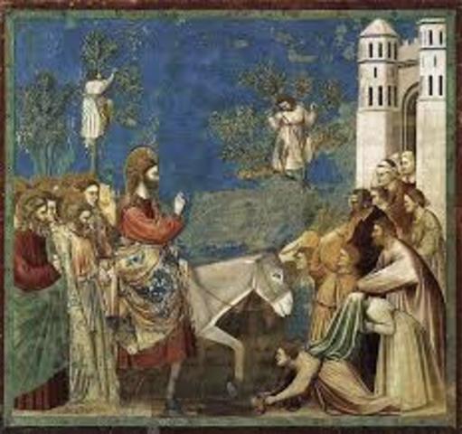Giotto. Christ Entering Jerusalem, Italia