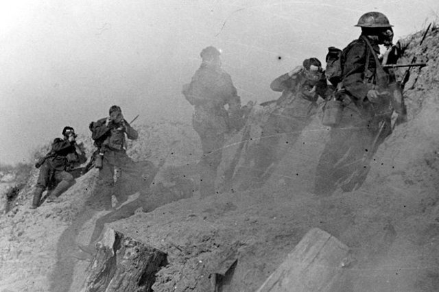 Germans Fire Chlorine Gas