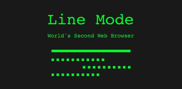 Line Mode Browser