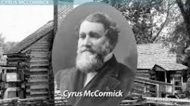 Mechanical Reaper invented