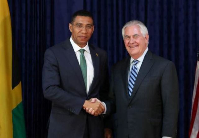 Tillerson en Jamaica: ya terminé de dar mis órdenes.