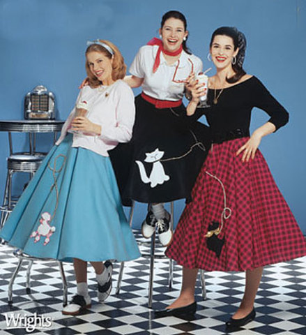 Fashion in the 50's: Poodle SKirts