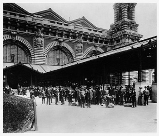 ellis island opened