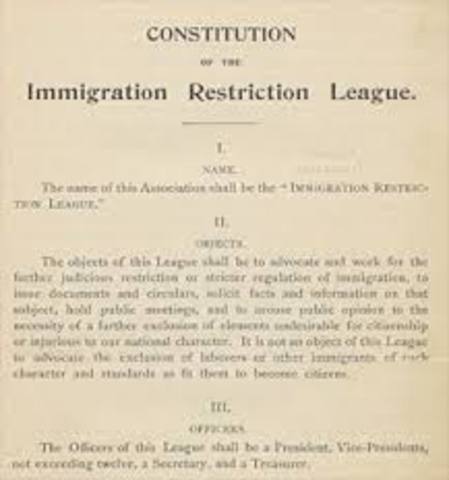 immigration restriction act