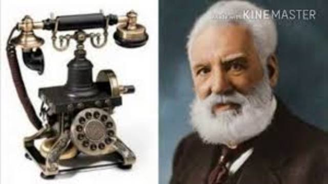 Alexander Graham  bell invented the telephone
