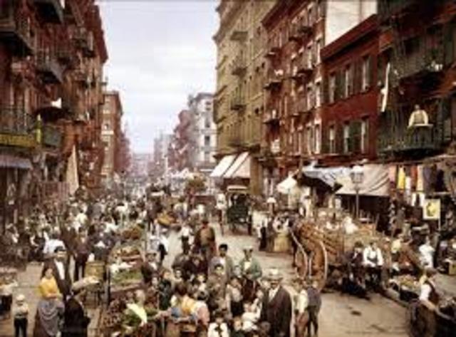 Urbanization Began In America