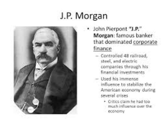 J.P. Morgan became a robber baron in banking