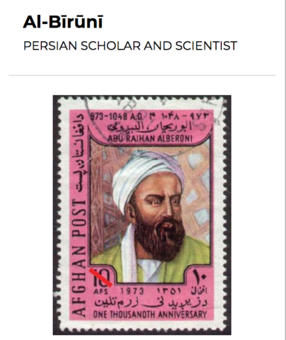 1030 Al-Bīrūnī developes triangulation