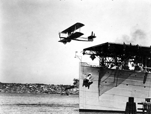 First take off from a ship