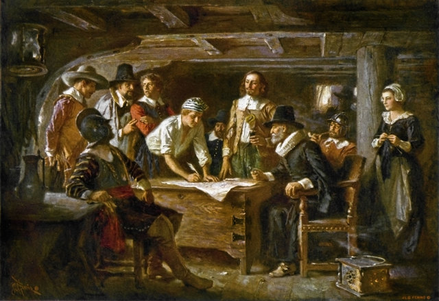 Mayflower Compact And Landing