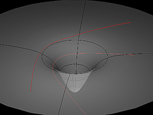 La teoría de la relatividad general reemplaza la ley de gravedad de Newton.