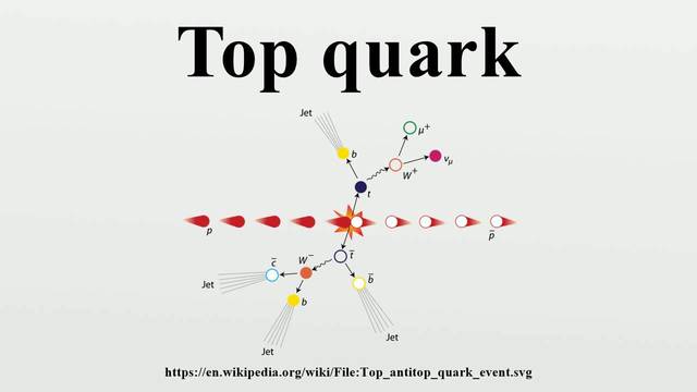 Se encuentra el quark top.