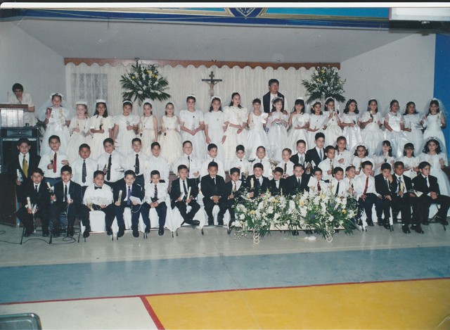 Primera comunión en grupo