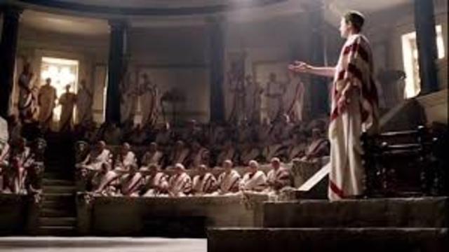 Octavio recibe del Senado