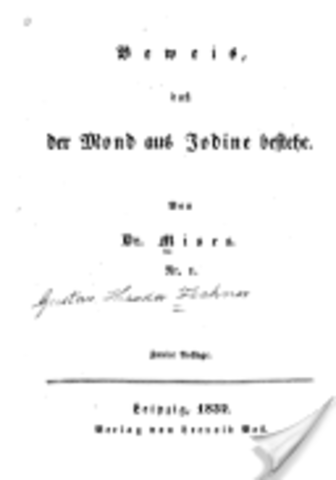 primera publicación de Fechner