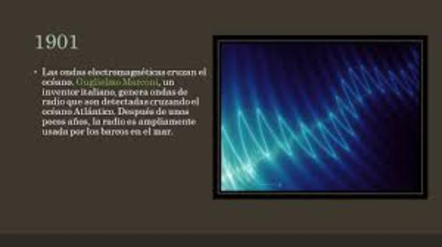Las ondas electromagnéticas cruzan el océano (Guglielmo Marconi)
