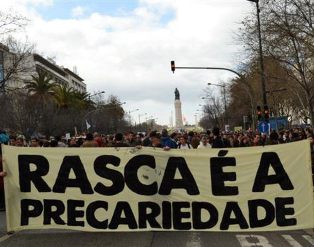 Aparece en Portugal del movimiento Geração à Rasca