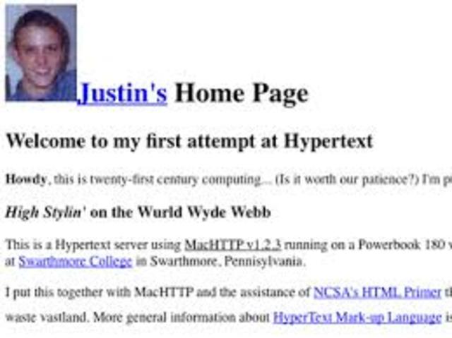 Justin Hall creates world’s first internet-based blog.