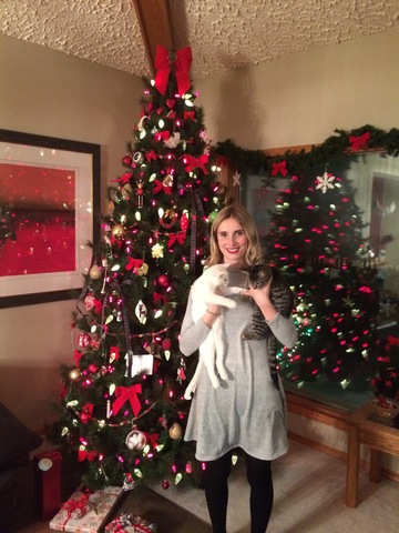 Was given two kittens (Charlie and Oliver)