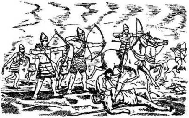 Произошла Марофонская битва, в результате которой афиняне отразили вторжение персов