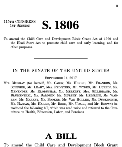 Child Care Development Block Grant