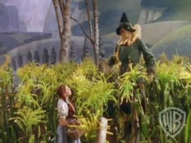 Dorothy meets a Scarecrow