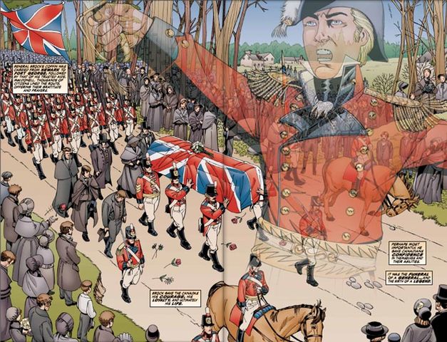 General Brock gets killed in battle