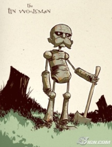 Dorthy meets the tin man