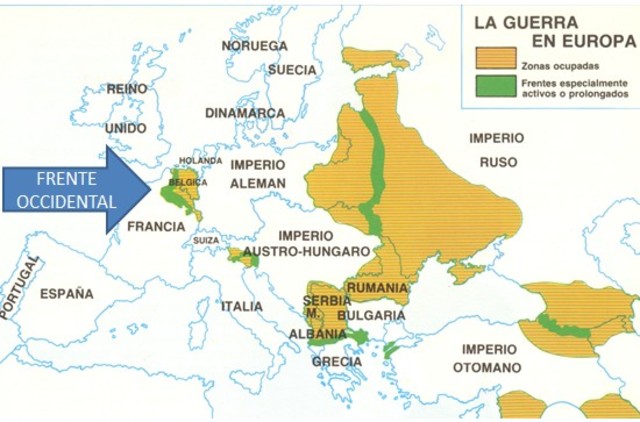 Alemanes invaden Bélgica