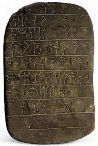 PRIMER ALFABETO DE ESCRITURA