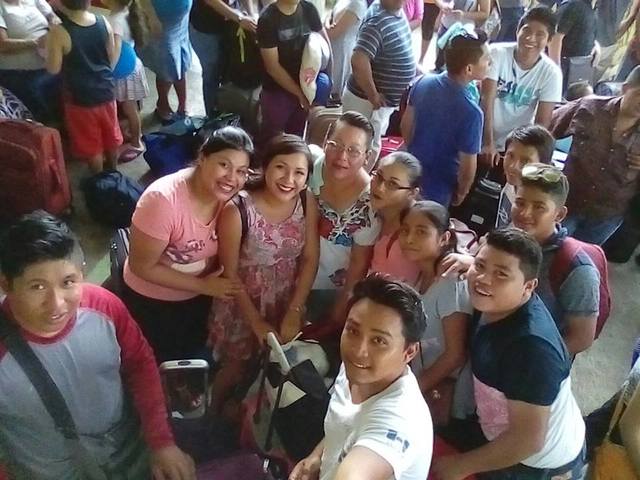 Pude viajar a la ciudad de Querétaro con mi familia.