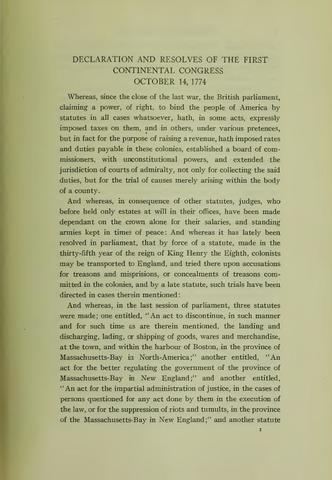 1st Continental congress