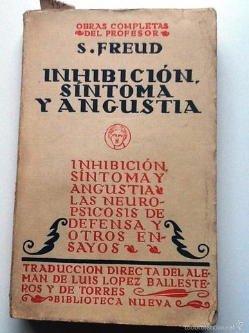 Publicación del libro "Inhibición, síntoma y angustia"