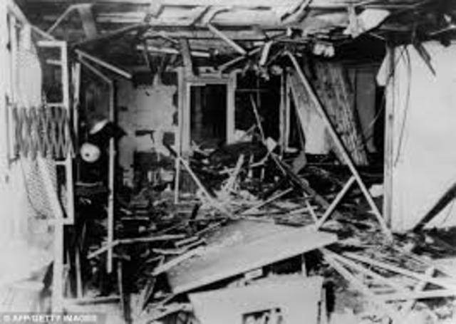 Bombing at Hitler's headquarters