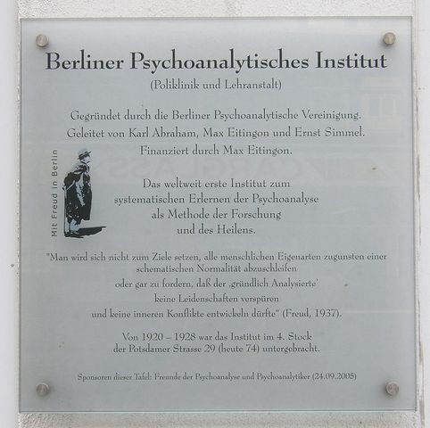 Fundación de un policlínico Psicoanalítico en Berlín.