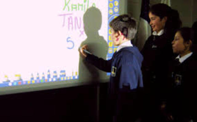 INVENCIÓN DE LA PANTALLA INTERACTIVA  1.991