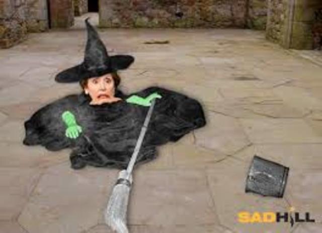 The Wicked witch Melting??