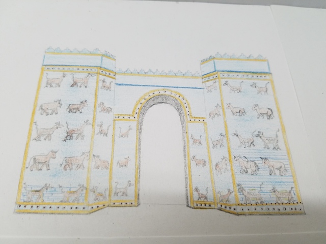 Puerta de Ishtar (605-563) por  Nabucodonosor