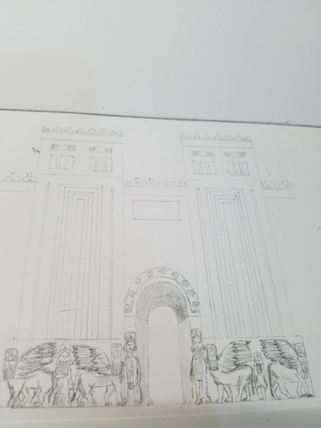 Puerta de Leones Alados (Lammasu)