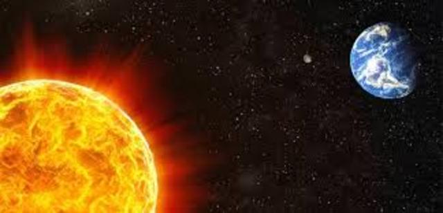 La Tierra gira en el sol