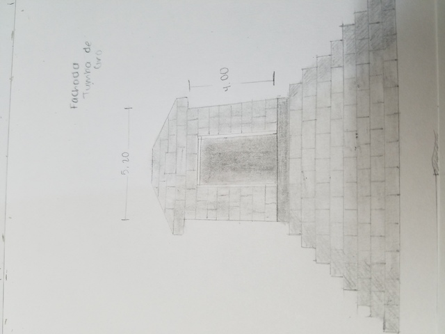 Tumba de Ciro (alzado)