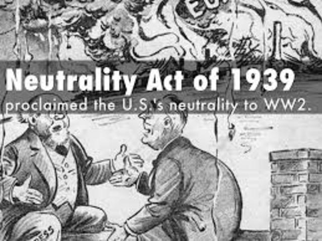 Neutrality Act of 1939