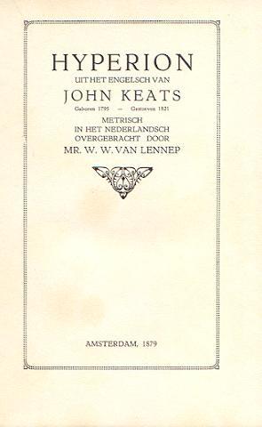 "Hiperión", John Keats.